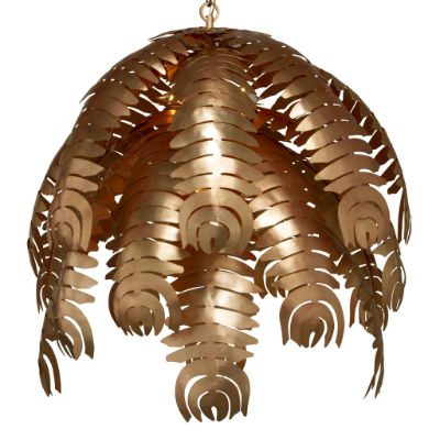 palm chandelier