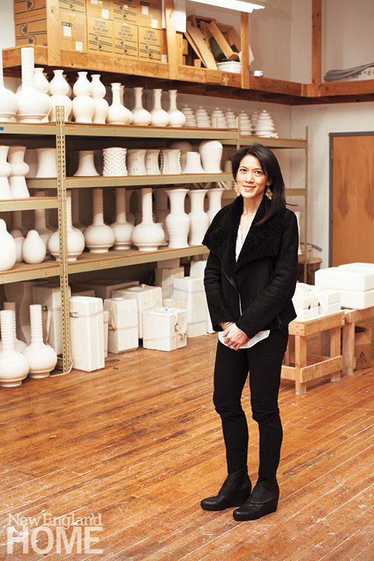 Felicia Hwang Bishop in studio