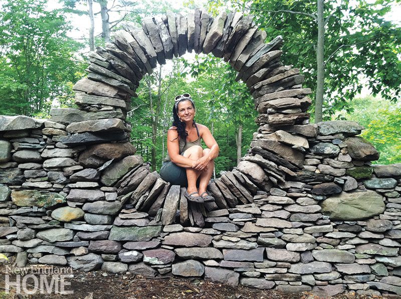 Thea Alvin stonemason Dharma Door