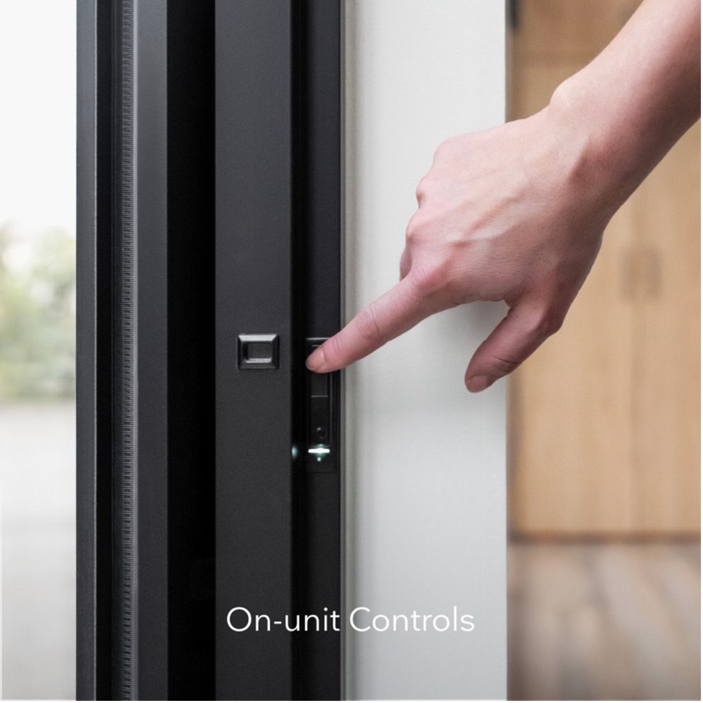 Photograph demonstrating Marvin automated windows